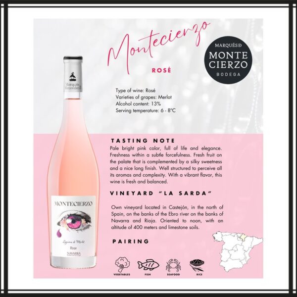 Rosé Montecierzo Lágrima de Merlot