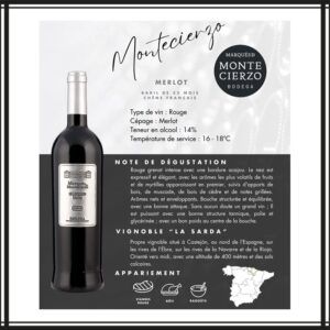 Tinto Montecierzo Merlot Selección Vino de Autor